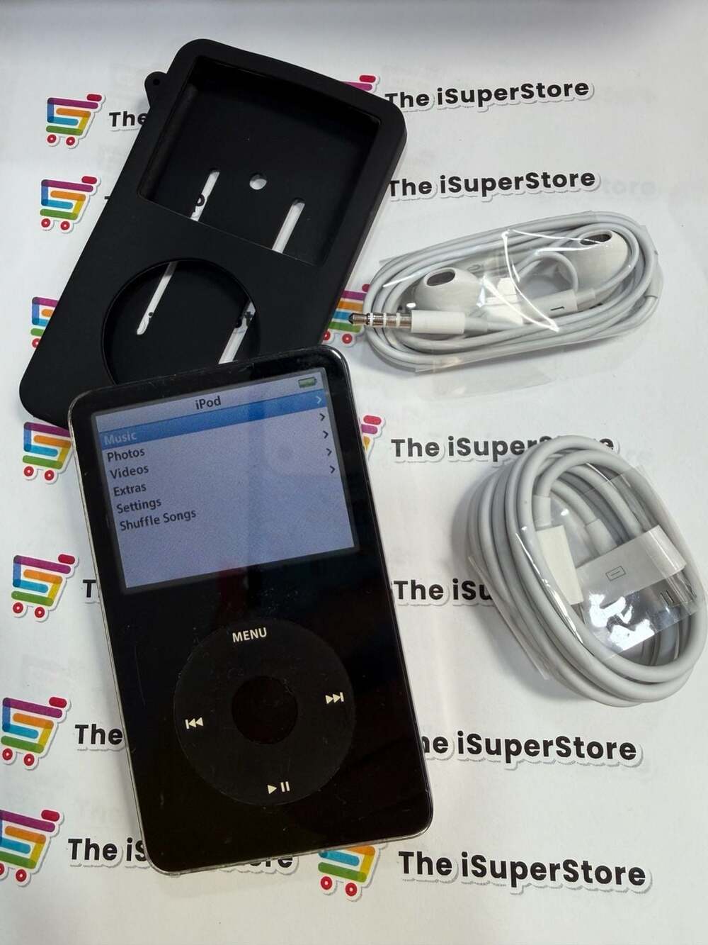Apple iPod Video 5th Generation 60GB Black MP3 Player + 1 YR CPS Warranty
